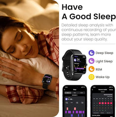 Wise wear - Smart Watch Phone (Black Strap, Free Size) has Bluetooth, a camera, a memory card, a SIM card, and voice calling capabilities.