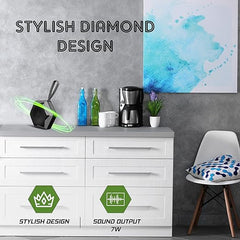 BOOM - Multi-Connectivity Bluetooth Speaker MTMBX8 True 7 Watt with BT/AUX/TF Card/FM (Black)