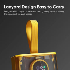 22.5W Power Bank with Quick Power Delivery 1 Type-C / 2 Type-B | 4 Mode Charging/Input LED Emergency Light with Digital Indicator