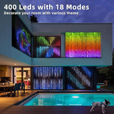 Colorsync-Smart String Lights, DIY LED String Lights with 100+ Holiday Patterns, Text, Programmable, App Control for Party Festival