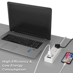 1500W Extension Board, Power Series EXT-2, with 2.1Amp 4 USB Charging Output and 2 Three Pin Power Sockets