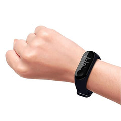 Wise wear-Heart rate and activity tracking are included in the Exxelo M3 smart band fitness tracker. Waterproof LED Touchscreen Body Heart Rate Monitor with 3-Year Warranty