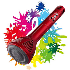 Boom - Wireless Handheld Multi-Function Bluetooth Singing Mike | Travel-Friendly Karaoke Mic with Microphone and Hi-Fi Speaker | Compatible with All Smart Phones and Ideal for Singing, Kids, and Speech