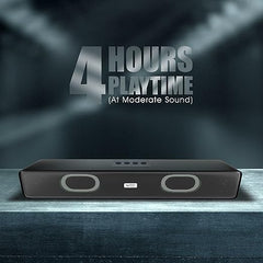 AURA D400 Wireless 20W Speaker with Aux/USB Port, RGB Lights, 4 Hour Playback, and 2400mAh Battery