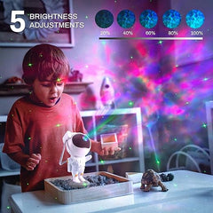 Astro-Astronaut Star Projector Night Light,with Timer,Remote Control and 360°Adjustable Design,Nebula Starry