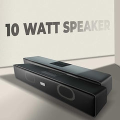 AURA D400 Wireless 20W Speaker with Aux/USB Port, RGB Lights, 4 Hour Playback, and 2400mAh Battery