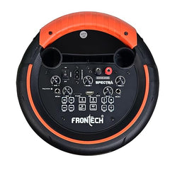 48W 5.0 Wireless Bluetooth Trolley Speaker with Wireless Mic and Disco Party Lights