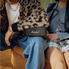 Marshall Emberton II Compact Portable Bluetooth Speaker: Dust- and water-resistant (IP67), 360° sound, 30+ hours of playback