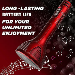 Boom - Wireless Handheld Multi-Function Bluetooth Singing Mike | Travel-Friendly Karaoke Mic with Microphone and Hi-Fi Speaker | Compatible with All Smart Phones and Ideal for Singing, Kids, and Speech