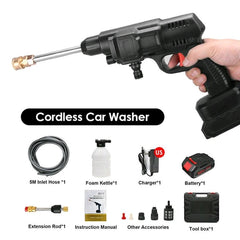 High Pressure Water Gun – Wireless High Pressure Washer for Car & Bike Cleaning