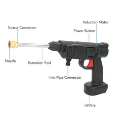 High Pressure Water Gun – Wireless High Pressure Washer for Car & Bike Cleaning