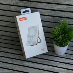 JABOSI Magnetic 15W Wireless Power Bank with Foldable Stand