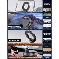 NP-V16 Smart Vacuum Suction Phone Stand