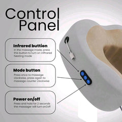 New Rechargeble U-Shaped Travel Neck Massage Pillow