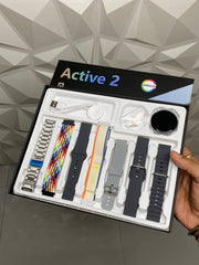 Wisewear- Galaxy Active 2 COMBO Smart Watch for Men & Women ( Round Dial)