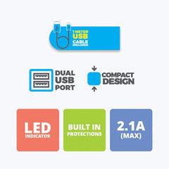ZEBRONICS - 5V | 2.1A CAR CHARGER WITH MICRO USBCABLE