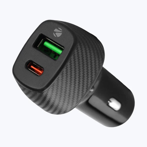 ZEBRONICS - 38W | USB & TYPE-C PORT | WITH TYPE C CABLE Black