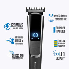 ZEBRONICS HAIR TRIMMER (GREY)