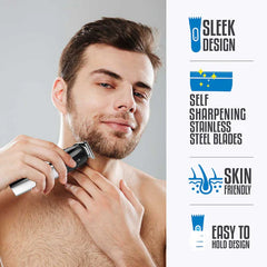 ZEBRONICS HAIR TRIMMER (BLACK+METALLIC GREY)