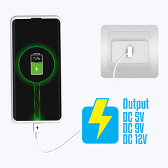 ZEBRONICS - 18W | ADAPTOR WITH TYPE C CABLE - Black | White