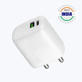 ZEBRONICS - 20W | 3A ADAPTOR WITH USB/TYPE-C PORT