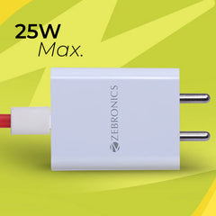 ZEBRONICS -25W | PD 3.0 | PPS