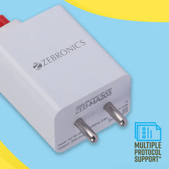 ZEBRONICS - 30W RAPID | USB to C Cable Bundled