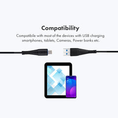 ZEBRONICS - 5V |2.1A ADAPTOR WITH MICRO USB CABLE White | Black