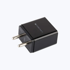 ZEBRONICS - 18W | ADAPTOR WITH TYPE C CABLE White | Black