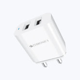 ZEBRONICS - 3.1A | ADAPTOR WITH TYPE C CABLE White