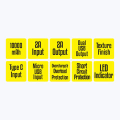 ZEBRONICS S1 POWER BANK -10000