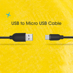 ZEBRONICS ICRO USB CABLE (BRAIDED)