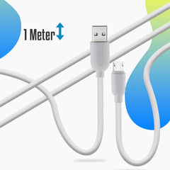 ZEBRONICS MICRO USB DATA CABLE (WHITE)