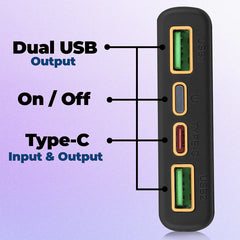 ZEBRONICS MW56 POWER BANK - 10000MAH
