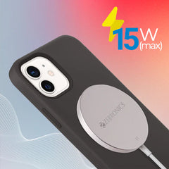 ZEBRONICS - 15W WIRELESS CHARGER Silver | Black