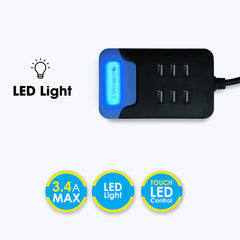 ZEBRONICS - USB POWER STRIP|DC 5V|2.8M|4 Socket|2 USB