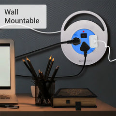 ZEBRONICS - POWER STRIP (GREY) |1500W|4M|3 Socket