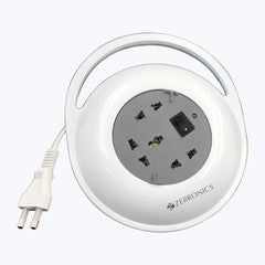 ZEBRONICS - POWER STRIP (GREY) |1500W|4M|3 Socket