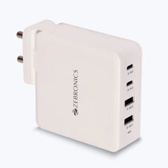 ZEBRONICS - (100W GaN CHARGER) Laptop and Mobile Adapter