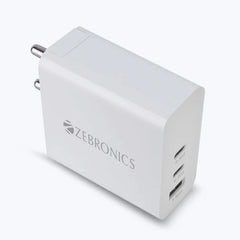 ZEBRONICS - (65W GaN CHARGER) Laptop and Mobile Adapter