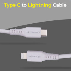 ZEBRONICS TYPE C TO LIGHTING CABLE