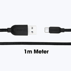 ZEBRONICS TYPE C USB CABLE Black | White