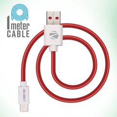 ZEBRONICS USB TO TYPE C CABLE