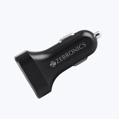 ZEBRONICS - 5V | 2.1A CAR CHARGER WITH MICRO USBCABLE