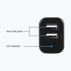 ZEBRONICS - 5V | 2.1A CAR CHARGER WITH MICRO USBCABLE