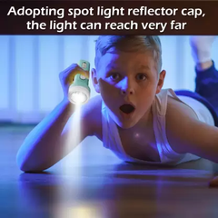 Tech novo: 15-cm, rechargeable, white, blue mini torch/emergency light torch