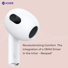 Icher - Neopod True Wireless Earbuds Excellent Clarity of Sound and Convenient Fit Airpodes
