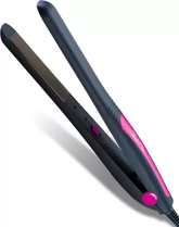 Tech-nova-Select Your Needs Excellent Professional 40W Ceramic Plate Hair Straightener with Fast 30 Second Heat Cycle (Black + Pink)