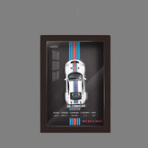 3D Car Wall Frame Porsche