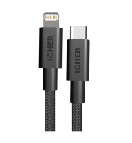 ICHER 3A fast charging and data transfer iphone USB cable